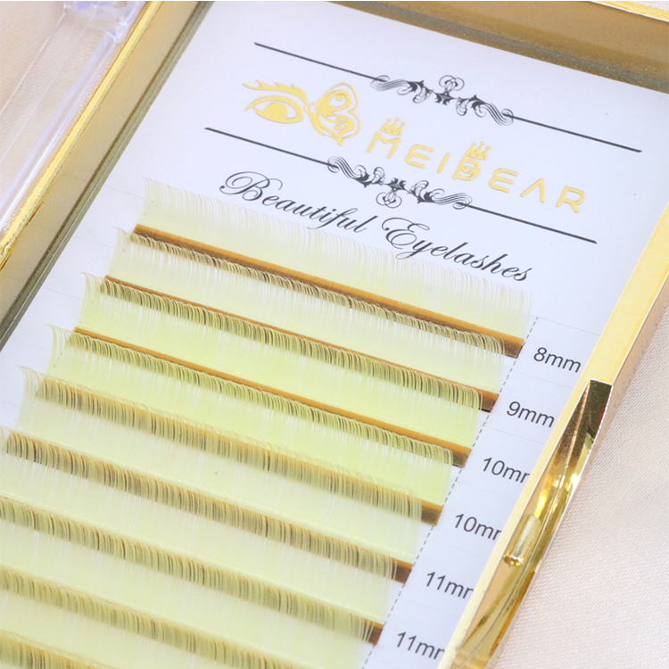 Lash vendors wholesale colored 0.03mm eyelash extensions with private label USA CO 