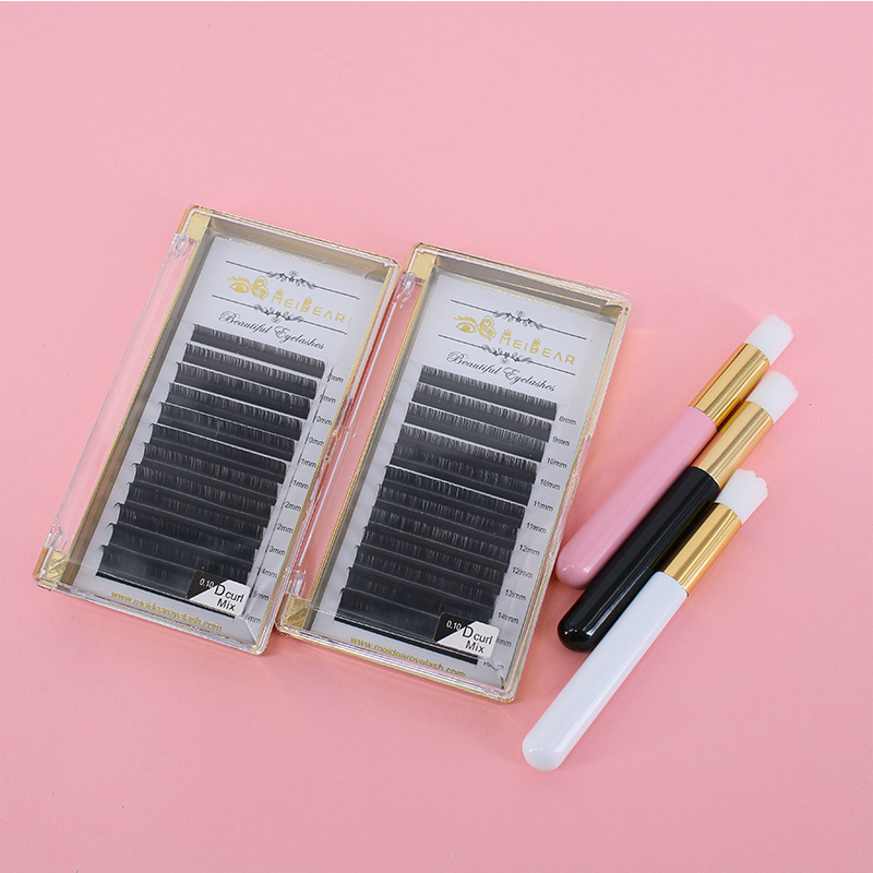 OEM ODM fast fan eyelash extensions 0.05mm C CC D DD LC LD curl Canada