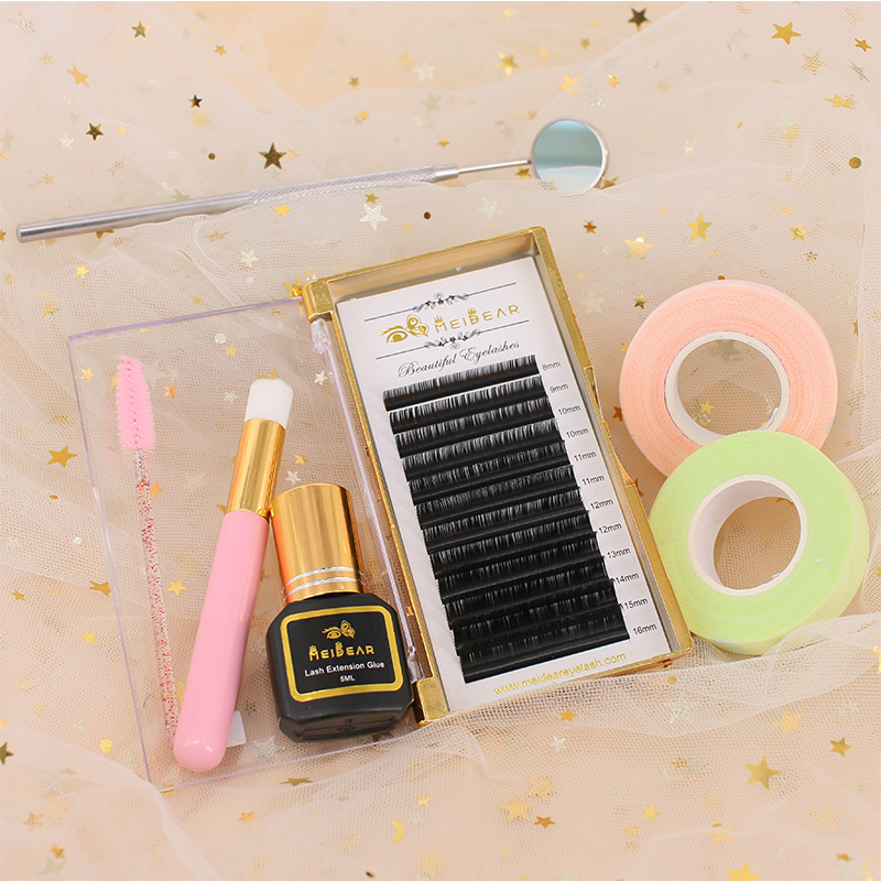 0.07mm thickness fast fanning eyelash extension wholesale distributor private label custom ES