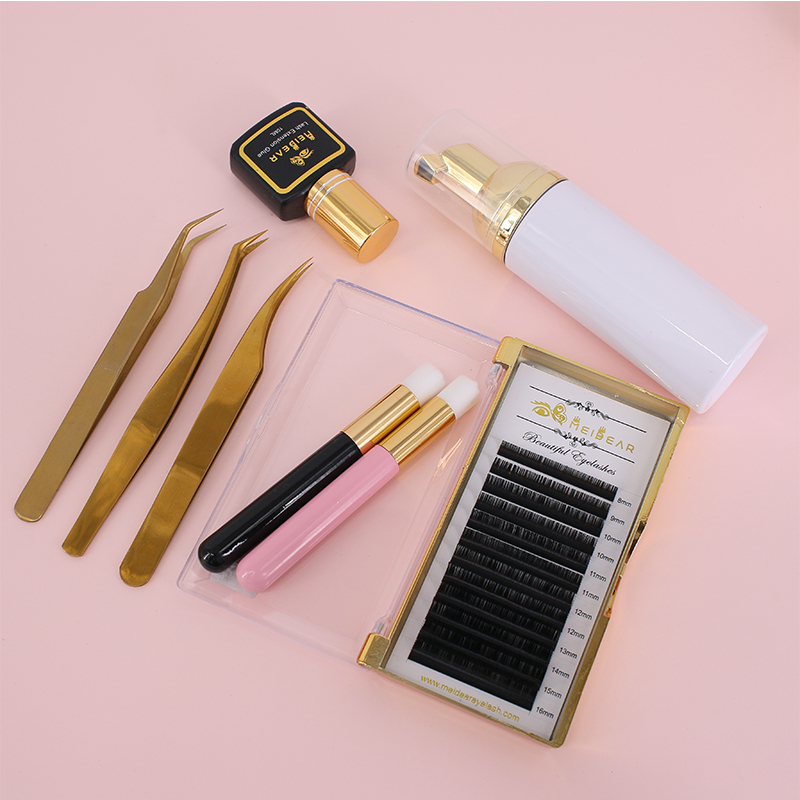 Lash manufacturer custom Ellipse flat eyelash extensions with own brand CO