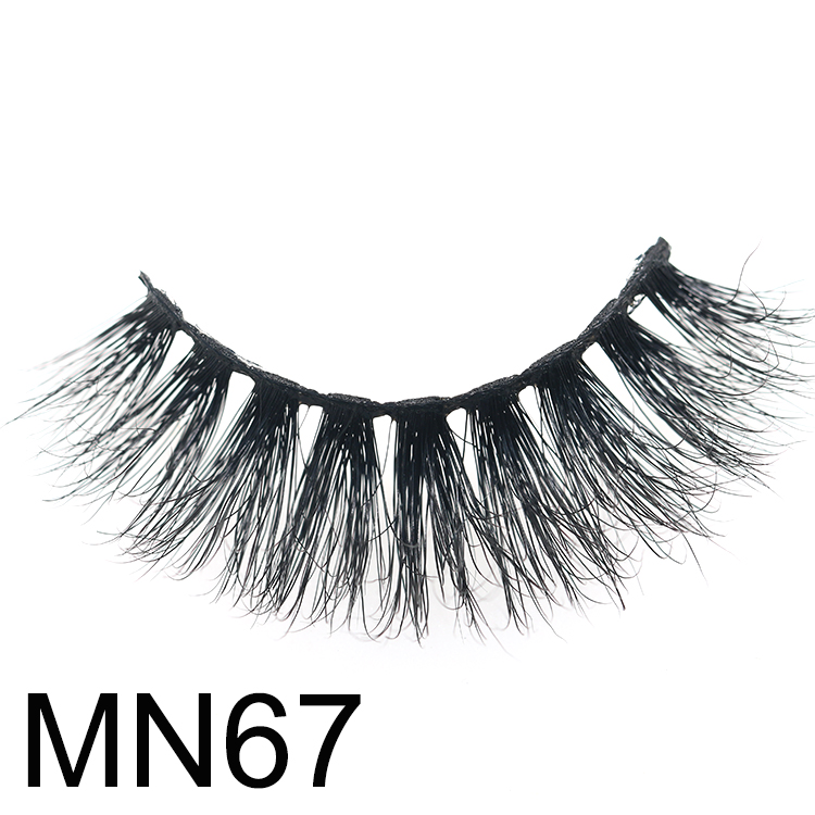 Lashes vendor wholesale 5D mink eyelash with adhesive glue and custom magnetic packaging USA CO