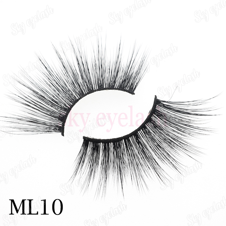 25mm 3D faux mink eyelashes wholesale with cheap boxes from eyelash factory-BW