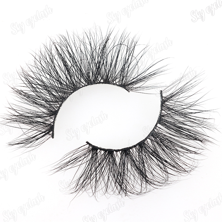 Real mink lash vendor wholesale cruelty free 25mm 5D eyelashes with private label-SX