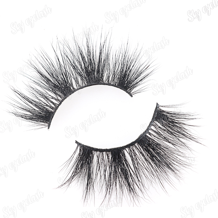 Eyelash distributor wholesale 25mm long real mink eyelashes with customized box-BW