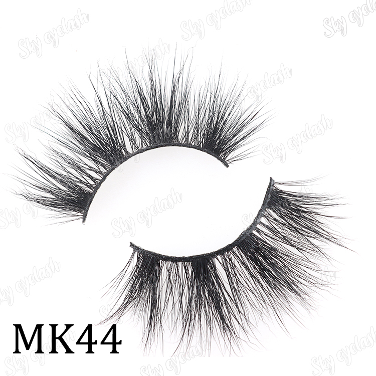 Sky eyelash factory wholesale 25mm mink individual lashes custom package