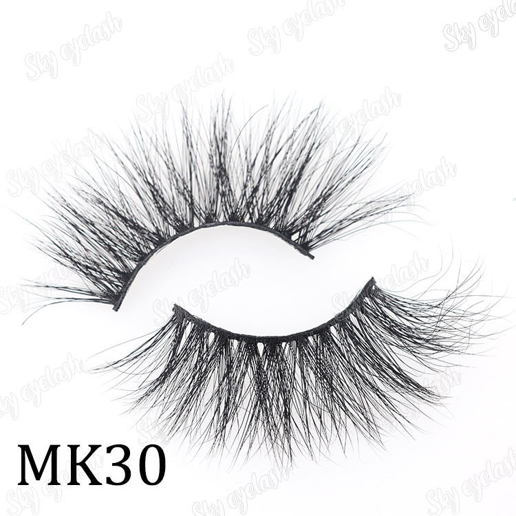Eyelash manufacturer wholesale 5D mink eyelashes 25mm mink lashes to USA CO