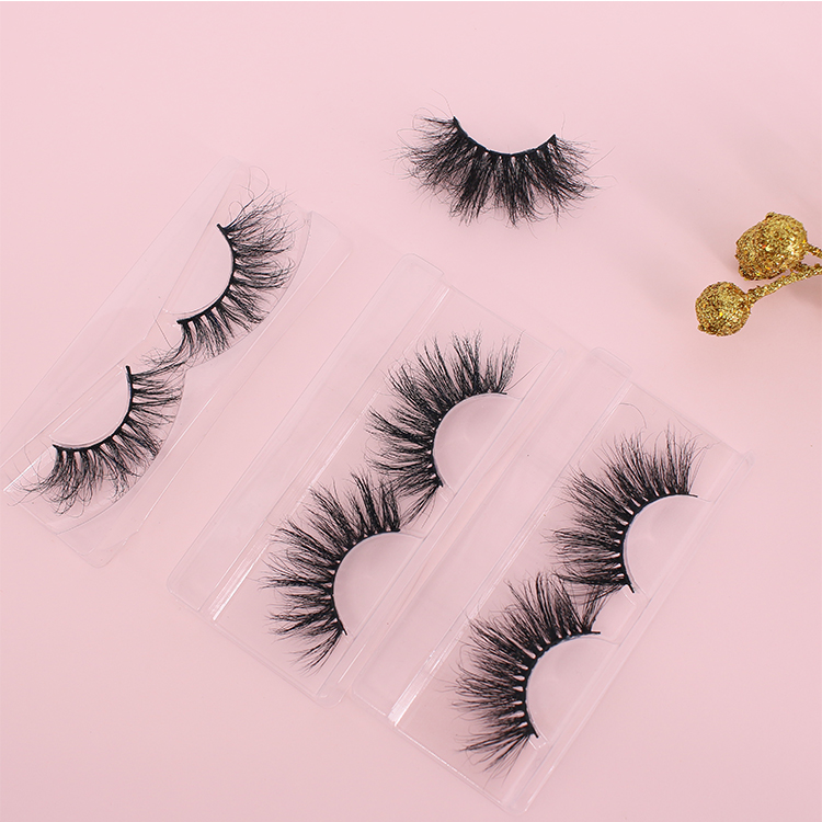 Best selling 25mm mink eyelashes packaging with own brand lash glue CO