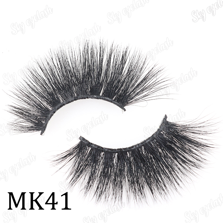 Find 25mm mink lashes near me with private label wholesale from Sky eyelash vendor