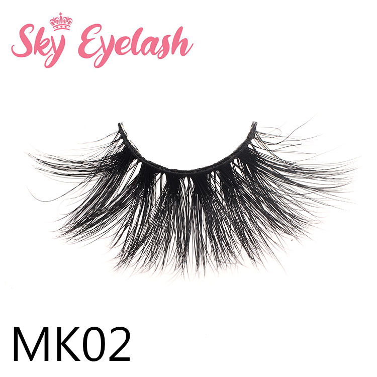 25mm Mink Lash Vendors Supply 25mm Long 3D Mink Eyelash With Custom Eyelash Packaging Box OL