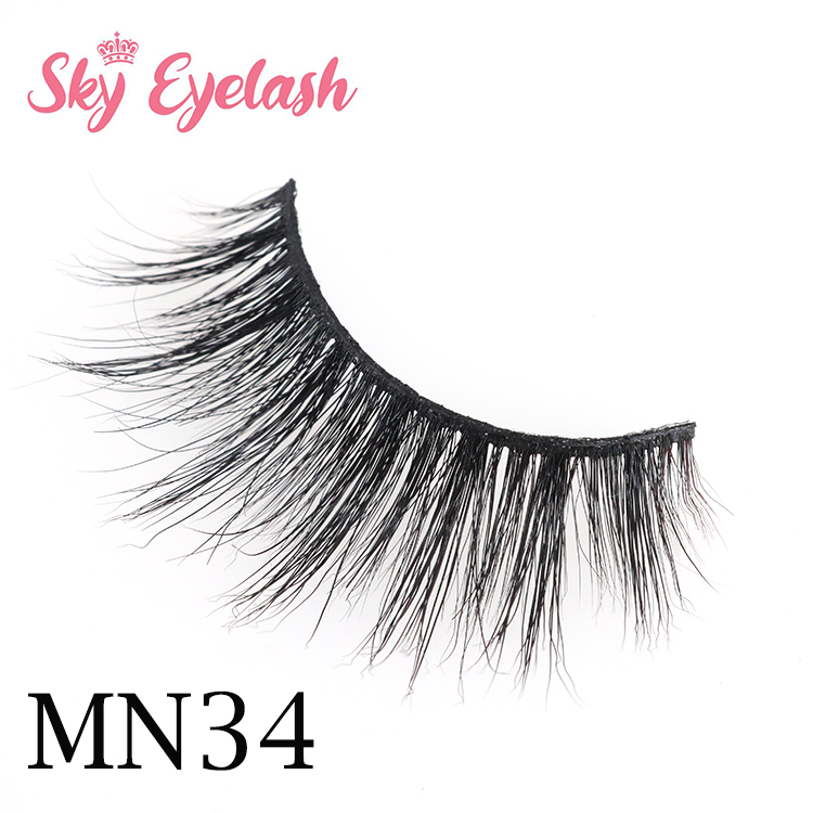 Siberian 3D mink eyelash natural layered effect wholesale lash vendors OL