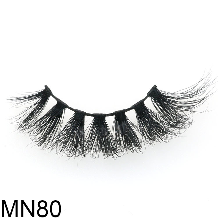 Wholesale Siberian 3D mink eyelash with customized packaging box UK CO