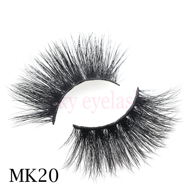 Mink eyelashes wholesale distributor supplies 25mm long mink eyelashes-BW