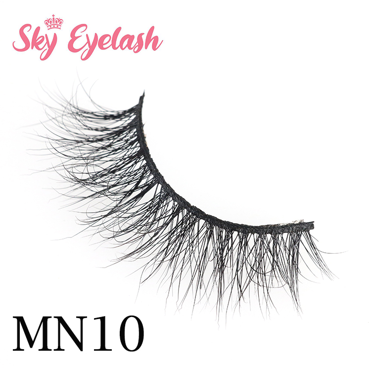 Real mink lashes vendor wholesale false eyelashes natural looking 3D mink eyelashes CO