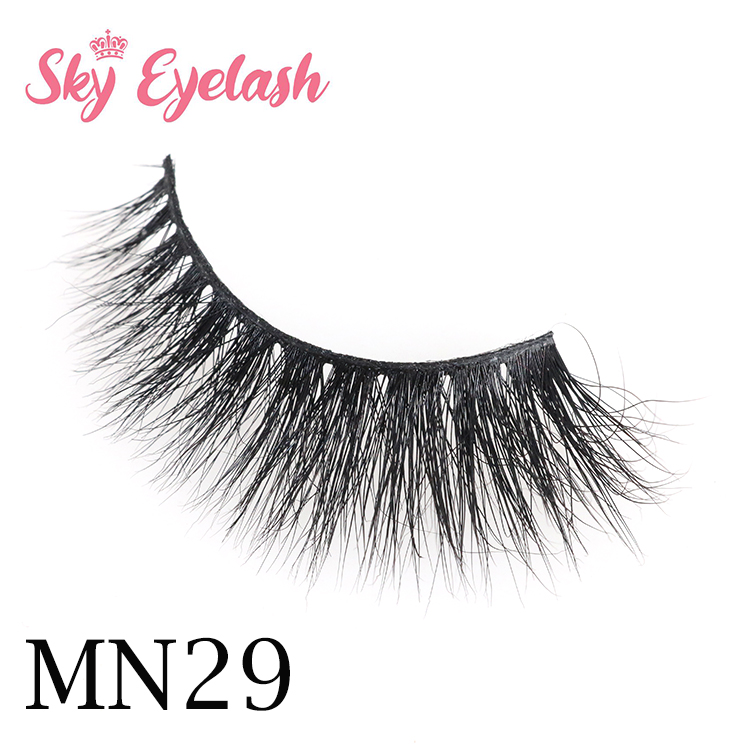 Best selling 3d real mink eyelashes cotton band full strip lashes factory with custom packaging YO
