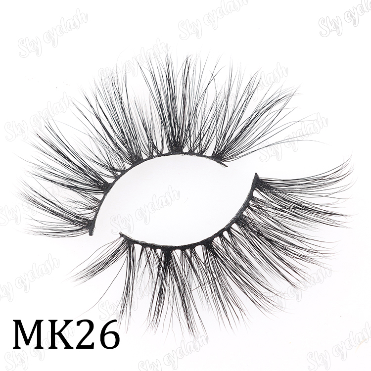 Sky eyelash supplier wholesale 3d mink lashes 25mm with private label to US/UK