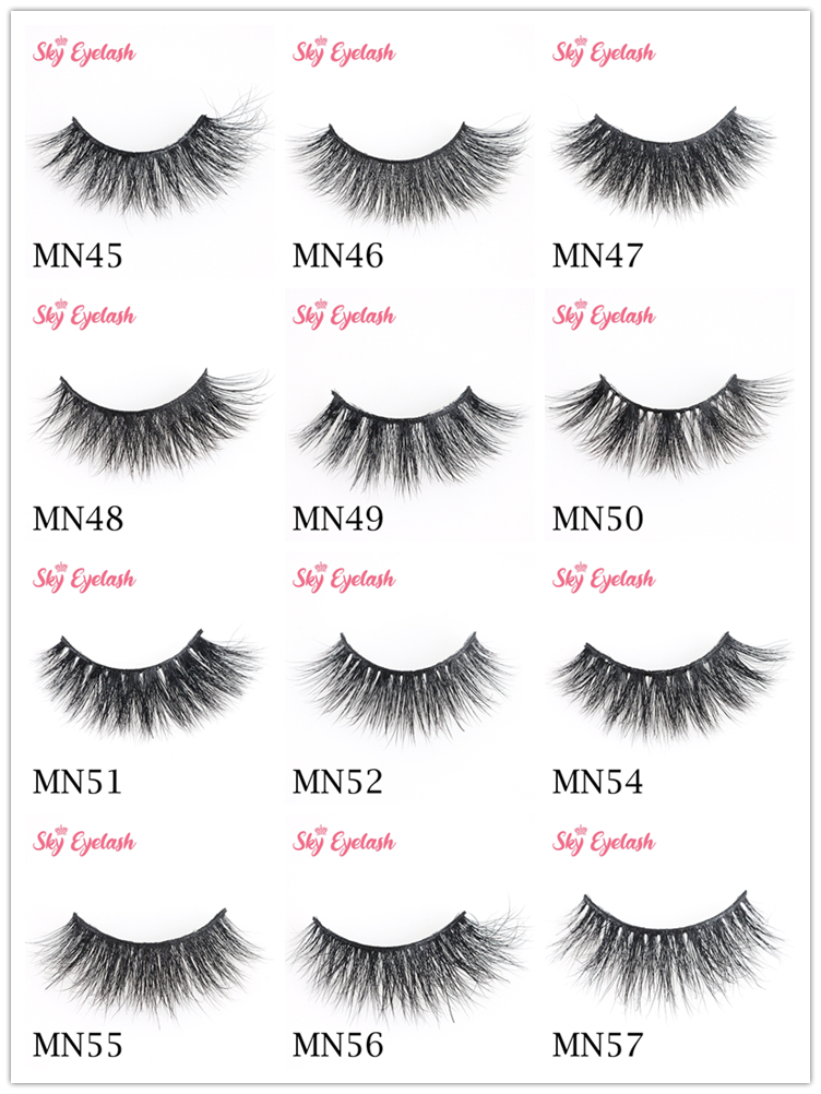 Hot selling mink eyelashes come from China low MOQ mink eyelash supplier 