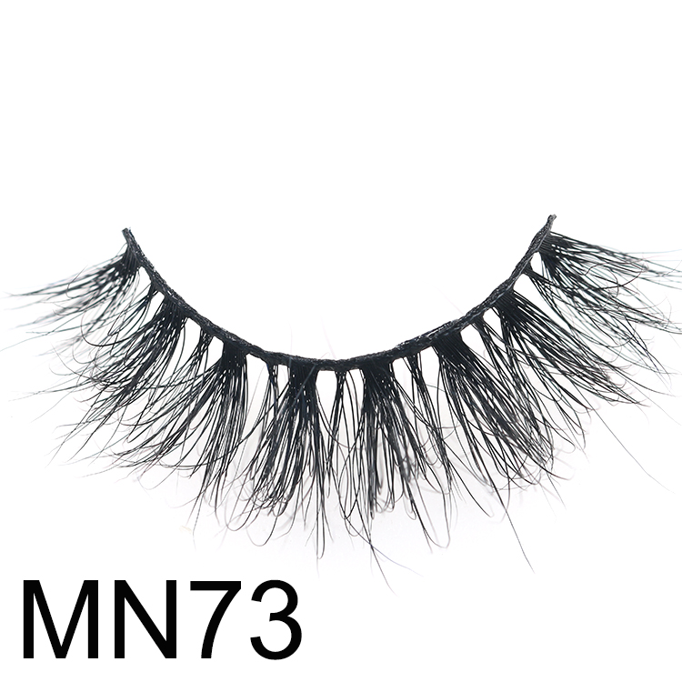 Lashes vendor wholesale 5D mink eyelash with adhesive glue and custom magnetic packaging USA CO