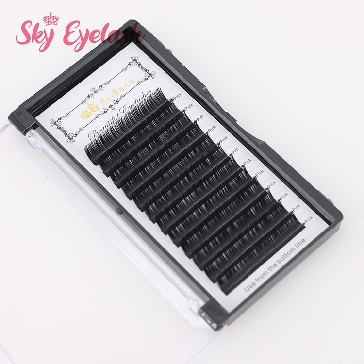 Eyelash extensions supplies wholesale c cc d curl lash individual extensions-BW