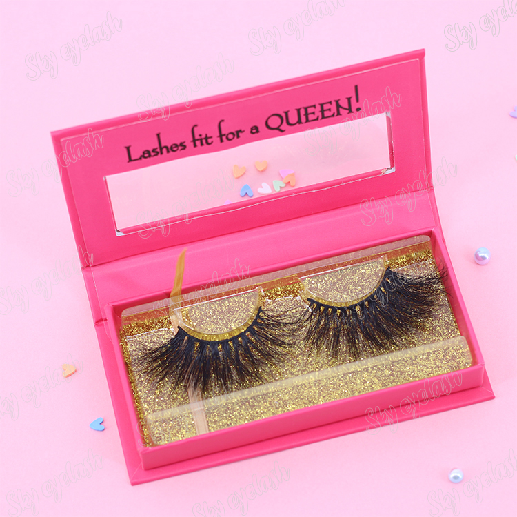 Cheap custom eyelash boxes vendor wholesale eyelash packaging box for false eyelashes-SX