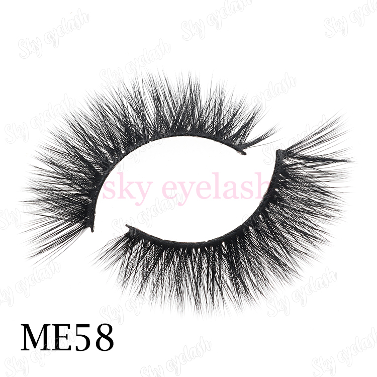 False eyelash wholesaler cheap hot selling 3D faux mink eyelash with package-SX