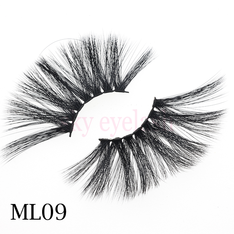 False eyelash factory lashes vendor 25mm long 3D faux mink eyelashes with no minimum-SX