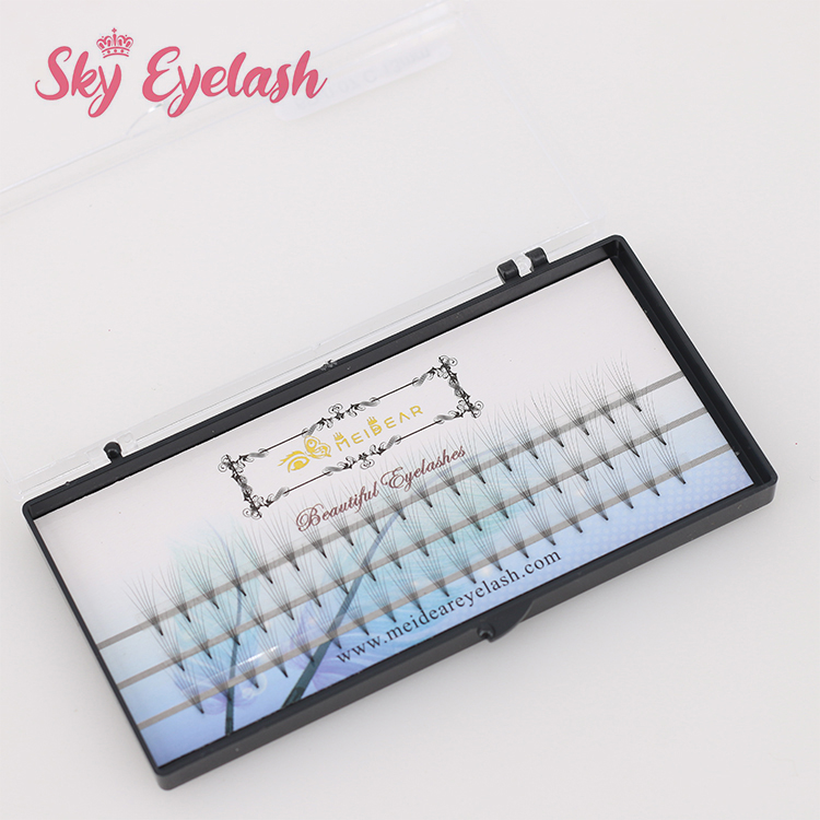 Lash extension vendors wholesale 6D premade fan eyelash extensions with customized package-SX