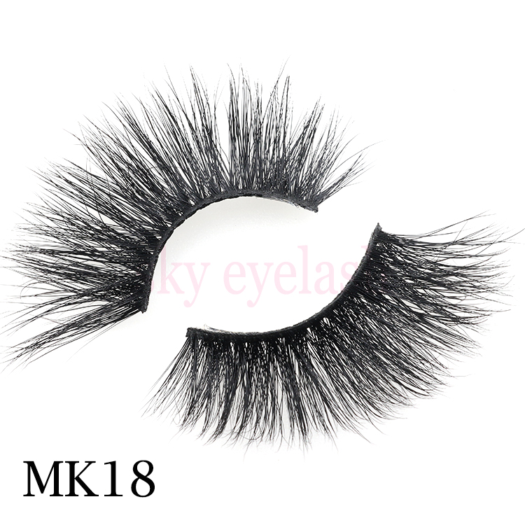 Artificial eyelashes vendor offer 25mm long 3D mink eyelashes with fast shipping to US-SX