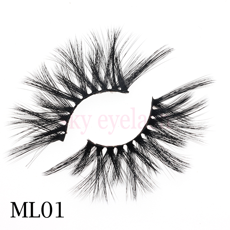 False eyelash factory lashes vendor 25mm long 3D faux mink eyelashes with no minimum-SX