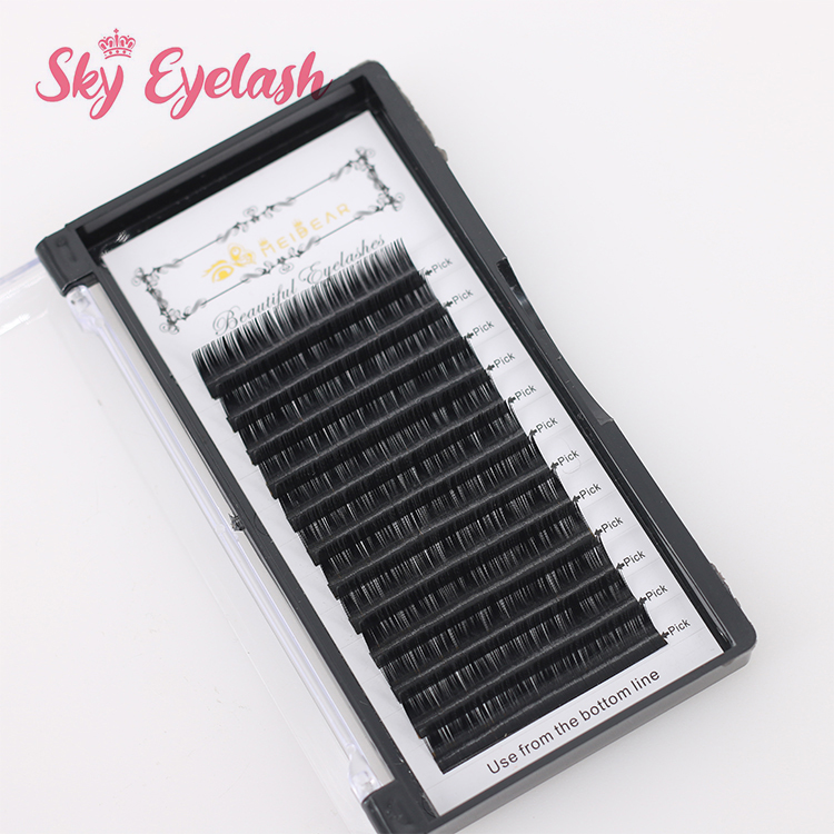 Eyelash extensions supplies wholesale c cc d curl lash individual extensions-BW