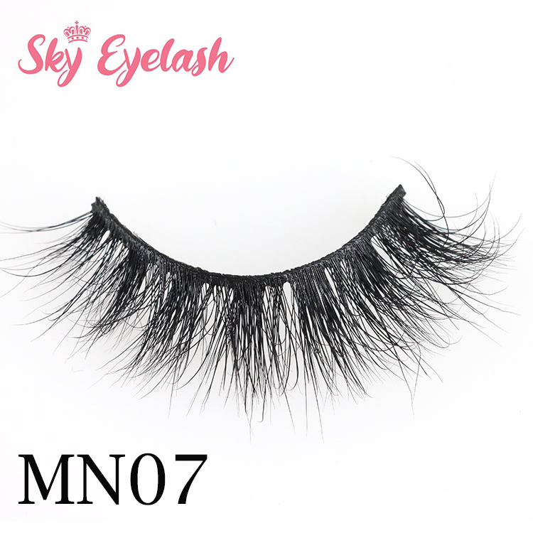 Eyelash manufacturer wholesale style stable soft 3D real mink eyelashes with private label-SX