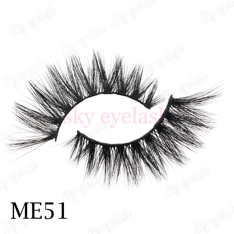 False eyelash vendor supply reusable 3D faux mink eyelashes with unique lash packaging to USA-SX