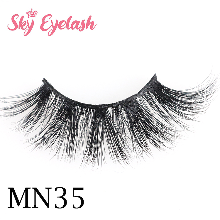 3D lashes manufacturer wholesale real mink eyelashes with custom lash packaging-SX