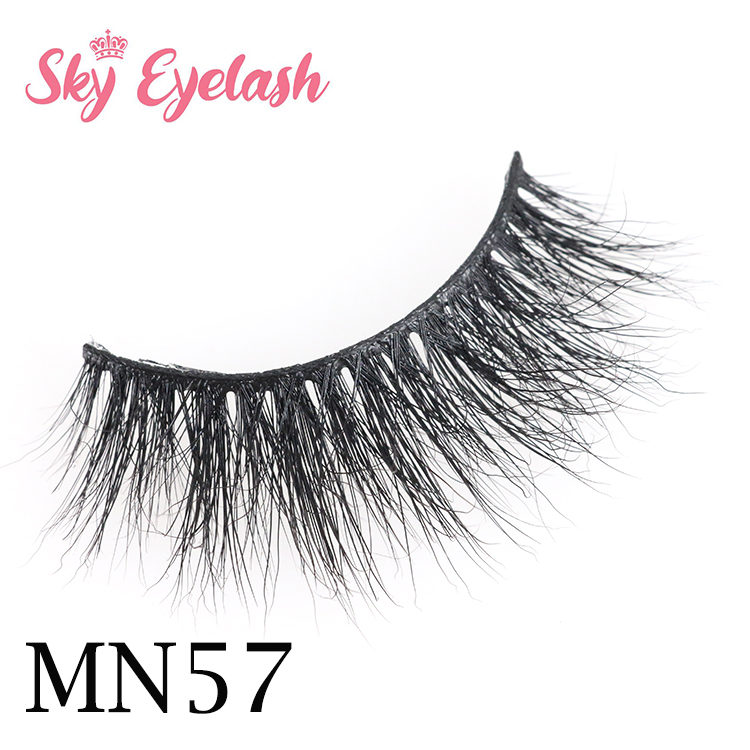 Mink lash vendor wholesale 3D mink eyelashes with custom eyelash boxes to US-SX