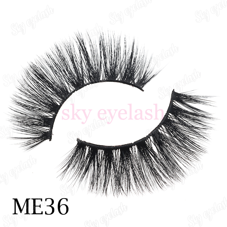 False eyelash vendor supply reusable 3D faux mink eyelashes with unique lash packaging to USA-SX