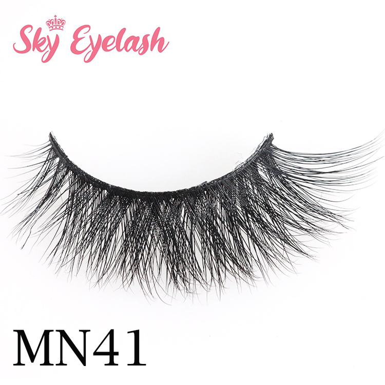 real natural Siberian mink hair 3d lashes eyelashes vendors with package OEM AW