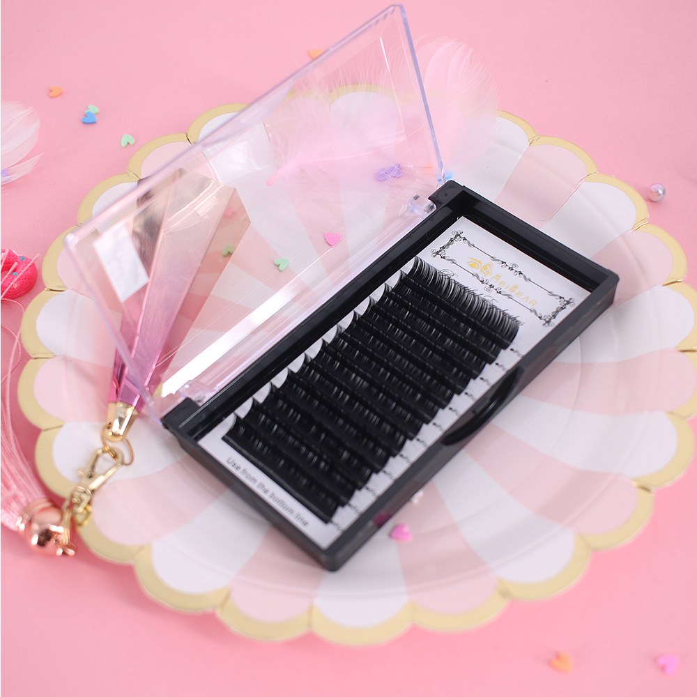 Lash extension supplies wholesale mink eyelash extensions with eyelash adhesive