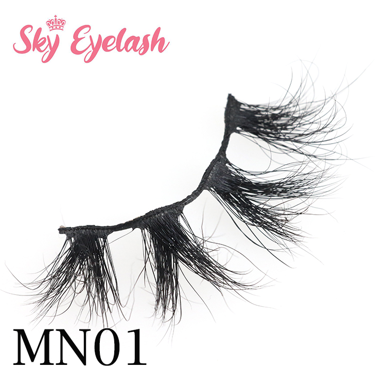 Eyelash wholesale distributor handmade top quality 3D mink eyelashes with lash glue-SX