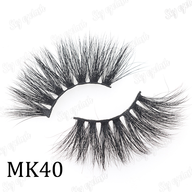 Sky eyelash factory distributor cheap 25mm mink lashes with factory price best quality