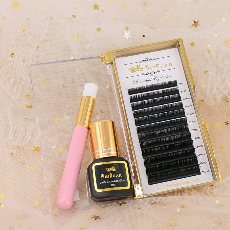 Customized 0.03mm easy fan fast fanning volume eyelash extensions AU