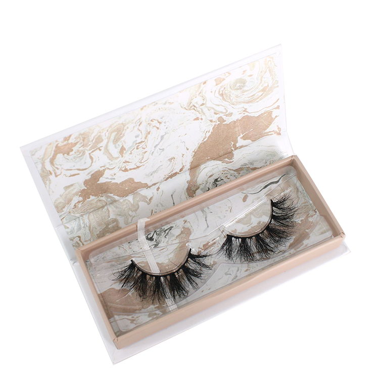 2021 suppliers wholesale eyelash packaging box for Siberian mink lash to America