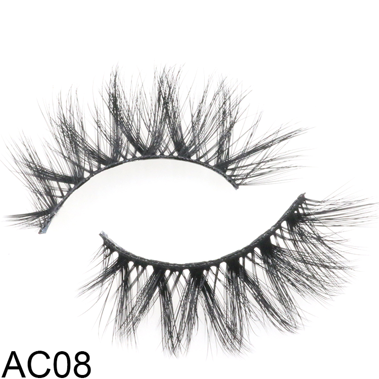 Customized best 3D faux mink eyelash with lash adhesive UK CO