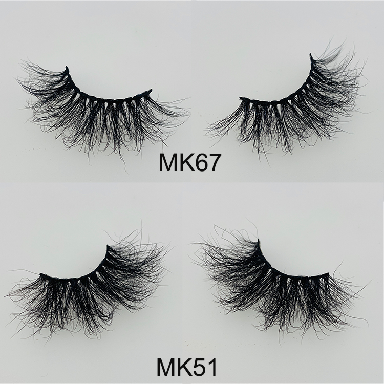 Wholesale 5D mink eyelashes with private label packaging USA CO