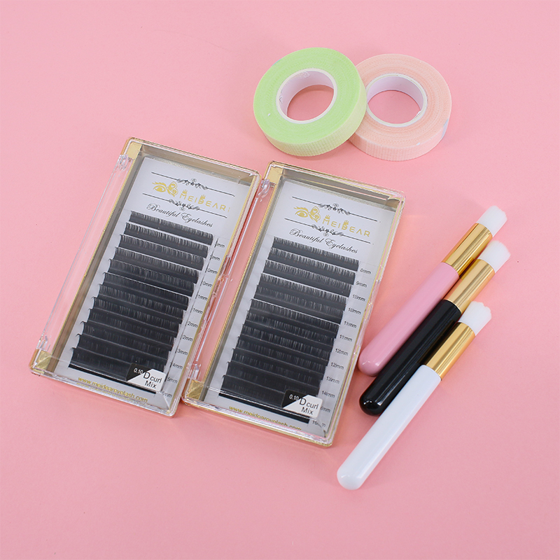 Custom private label eyelash extensions China supplier fast fan 5D factory price ES
