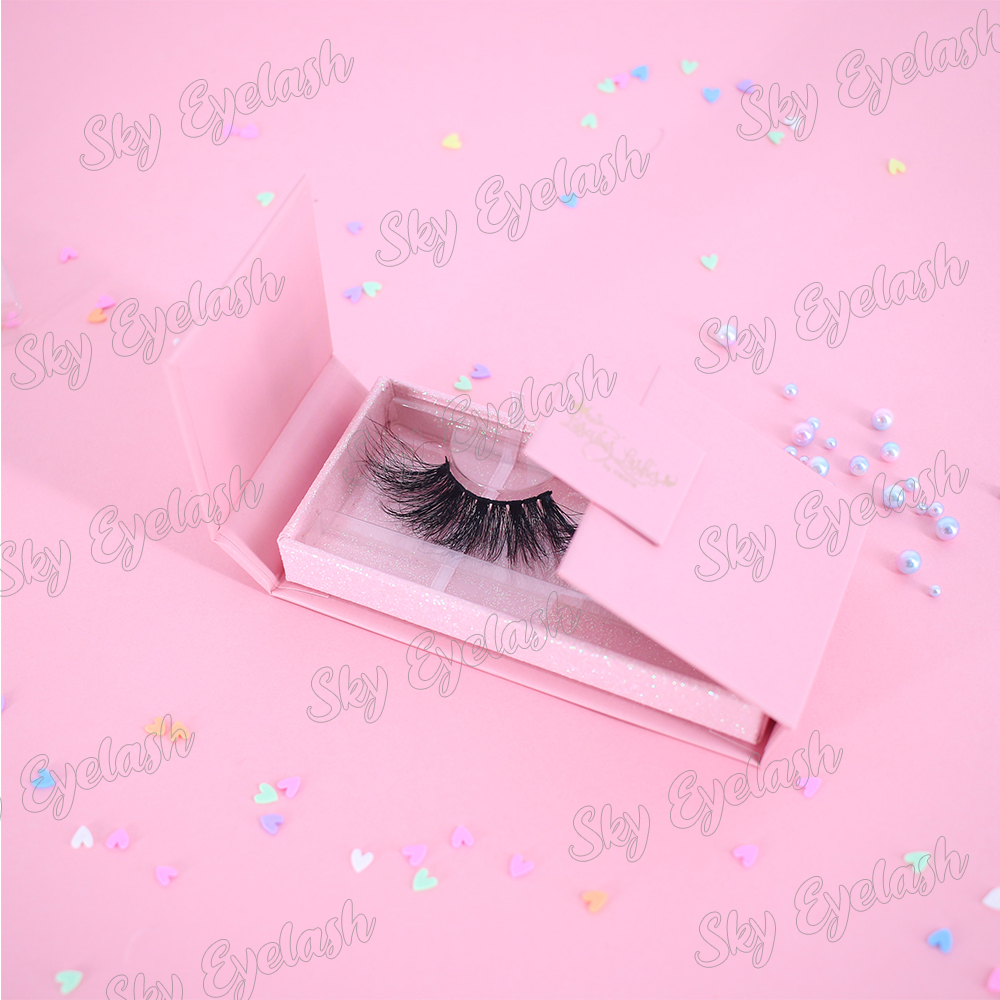 Mink lash vendor wholesale 3D mink eyelashes with private label glue curlers