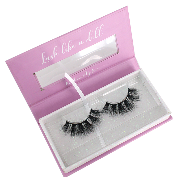 Mink lash vendors supply own brand eyelash packaging with private label USA