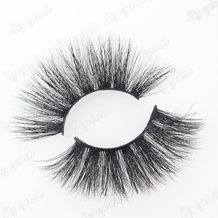 Eyelash package box wholesale with private label 25mm eyelashes-BW