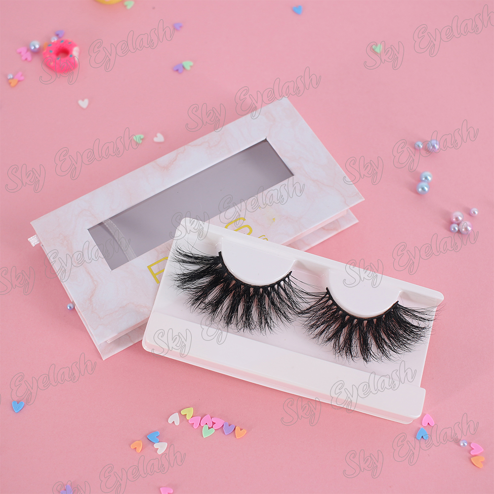 Lash vendor wholesale mink false eyelashes package with best lash glue to UK