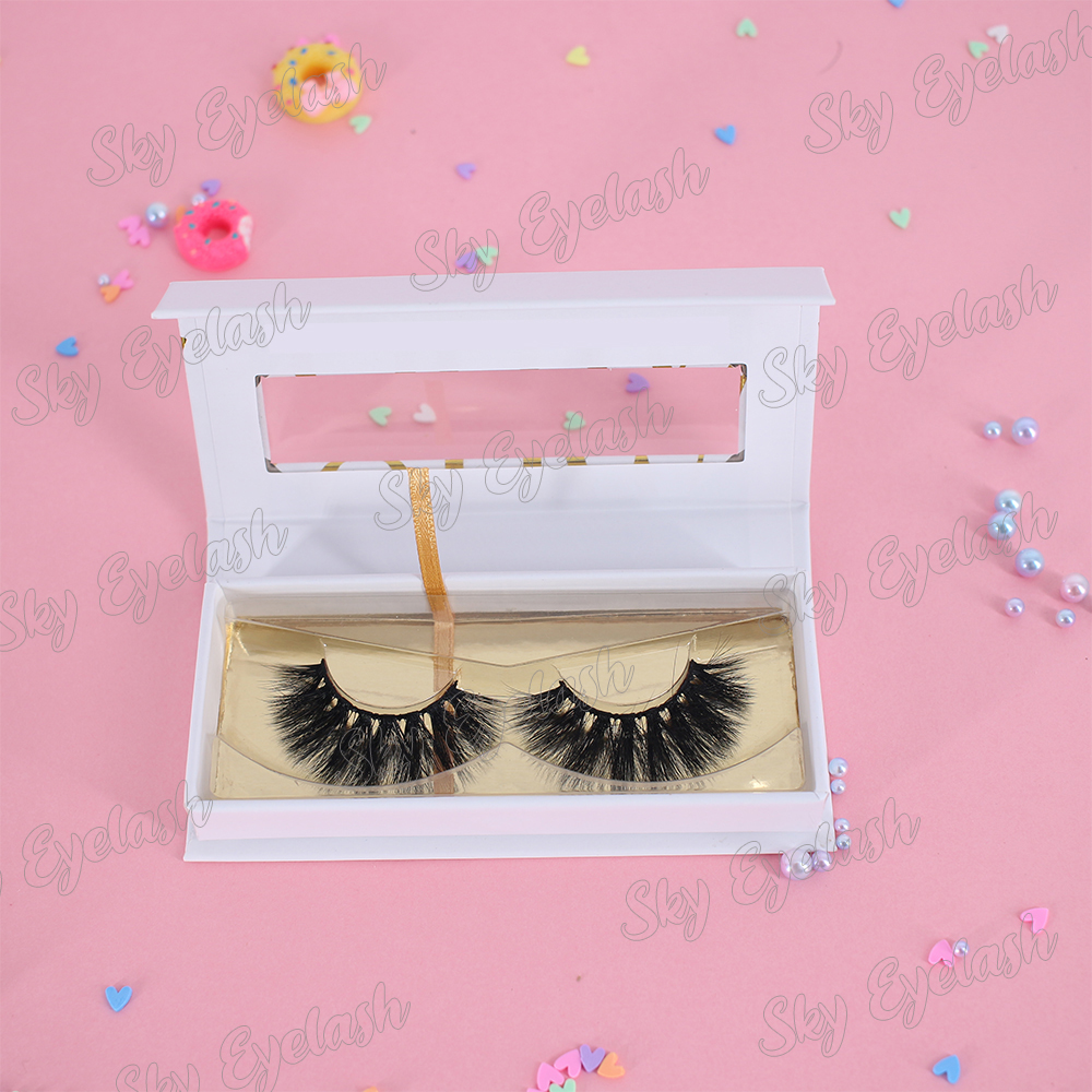 Wholesaler supply top 3D faux mink eyelashes synthetic lashes with packaging