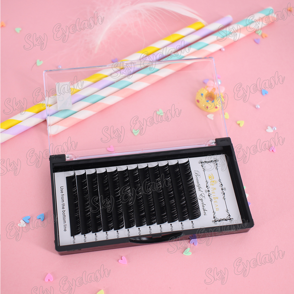 Eyelash vendor wholesale individual eyelash extensions with lash adhesive