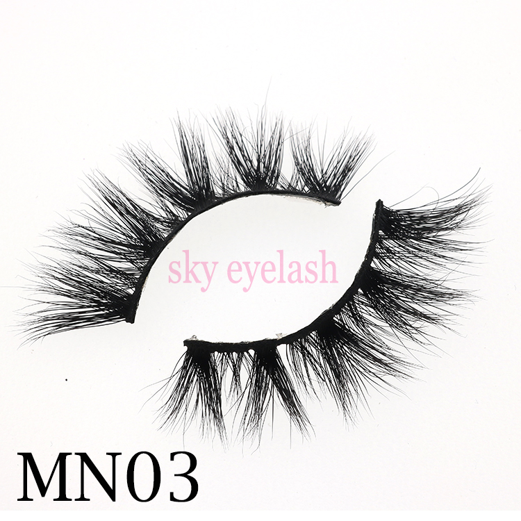 Sky eyelash vendors canada distributor wholesale 3D mink eyelashes with custom package